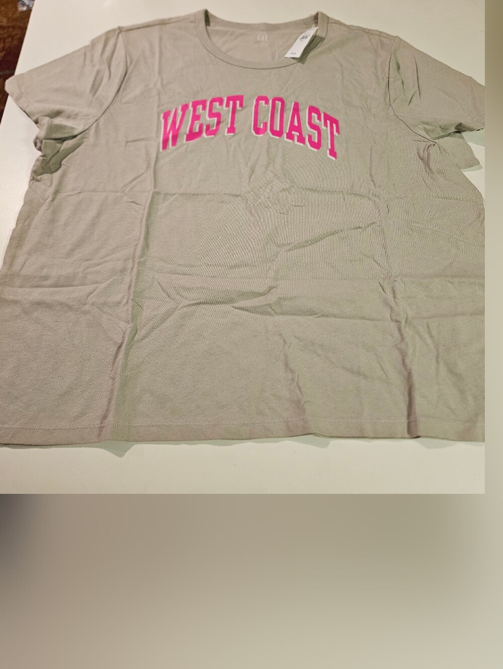 Womens "West Coast" Short Sleeve Tee From Gap NWT Size XXL